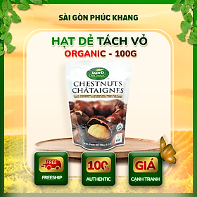 HẠT DẺ TÁCH VỎ ORGANIC 100GR DAN D PAK KHÔNG CHẤT BẢO QUẢN