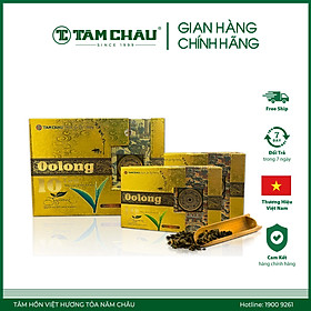 [TÂM CHÂU] Hộp Trà Biếu Oolong 10 Tea Sang Trọng 320G