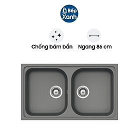 Chậu Rửa Chén Hafele HS19-GEN2R90 - Ngang 86 cm - Lắp Nổi và Lắp Âm - Hàng Chính Hãng
