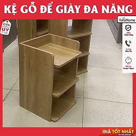 Kệ Để Giày Dép Gỗ Thiết Kế Nhỏ Gọn, Tối Ưu Diện Tích Nhiều Tầng
