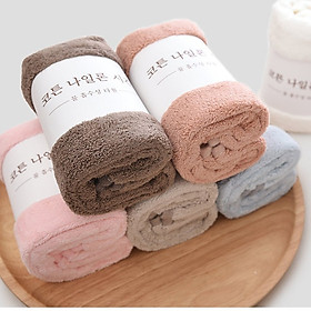 Khăn tắm khổ to 70x140cm vải sợi cotton rất dày, đẹp, mịn xuất Hàn