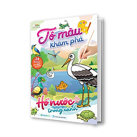 Sách Tô màu khám phá - Hồ nước trong xanh