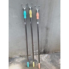 Mua Cây phơi quần áo bằng inox kéo dài 1 5M Cây gậy lấy đồ trên cao có thể kéo dài xếp gọn