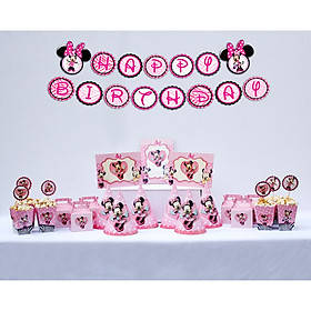 Set Trang Trí Sinh Nhật chủ đề Minnie