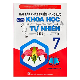 Hình ảnh Sách - Bài tập phát triển năng lực môn Khoa học tự nhiên 7 (PV)
