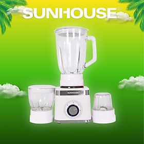 Máy Xay Sinh Tố 3 Cối Sunhouse SHD5582W (400W) - Hàng chính hãng