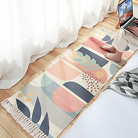 Mua Thảm chữ nhật trang trí phòng khách  phòng ngủ canvas xinh xắn 1.5x0.6m