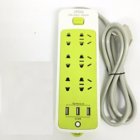 Mua Ổ cắm điện thông minh JPDQ 4000W (6 phích cắm  3 USB)