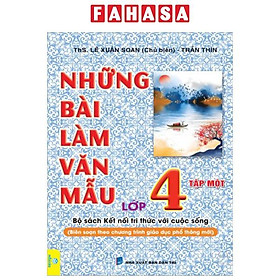 Sách - Những Bài Làm Văn Mẫu 4 - Tập 1 (Kết Nối)