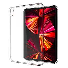 Ốp lưng silicon dẻo trong suốt dành cho iPad mini 7 - hàng nhập khẩu 