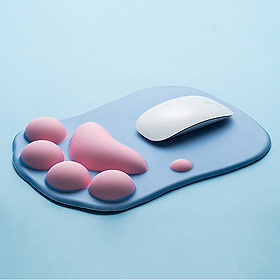 Mua Miếng Lót Chuột Silicon CÓ ĐỆM TAY hình chân mèo - Hàng chính hãng / Hàng nhập khẩu