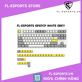 Mua Bàn phím cơ FL-Esports GP87CP Gasket Mount White and Grey - Hàng chính hãng