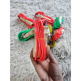 Dây nhảy thể dục  dây lò xo - giao màu ngẫu nhiên.