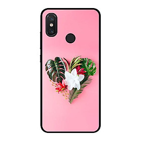 Ốp lưng dành cho điện thoại Xiaomi Redmi Note 6 Pro  Hoa LOVE