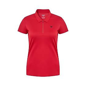 ÁO THỂ THAO THỜI TRANG ONWAYS NỮ COFFEE ZIP POLO WOMEN