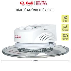 Mua Lò nướng thủy tinh đa năng Gali 17 lít  1300w  hàng nhập khẩu chính hãng  bảo hành 12 tháng  tặng kèm 5 phụ kiện tiện lợi