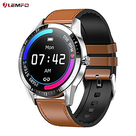 LEMFO G20 BT Call Smart Watch 1.3-inch HD Round Screen BT 4.0 Message Push Music Player Heart Rate/Blood Pressure/Sleep