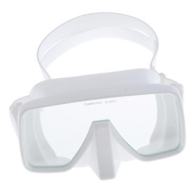 Adult Scuba Diving Mask Anti-Fog Tempered Glass Lens Snorkeling Goggles Box