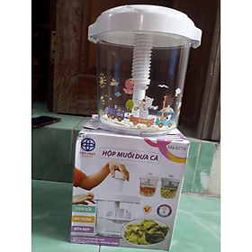 Mua Hộp muối dưa cà  Việt Nhật loại 5Lit - hộp đựng muối dưa cà ngon miệng tiện lợi . KD1