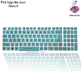 Mua Ốp bàn phím dành cho laptop Acer Nitro 5 AN515 45 - Miếng  tấm silicon bảo vệ che  phủ  đậy  lót bàn phím