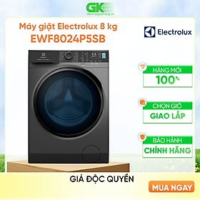 Máy giặt Electrolux Inverter 8 kg EWF8024P5SB - chỉ giao HCM