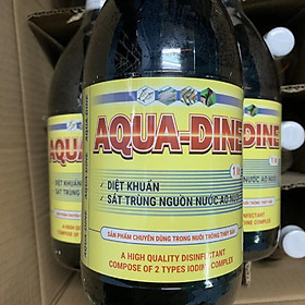 Combo 5 chai Aqua Dine diệt khuẩn sát trùng nguồn nước dùng cho thủy sản