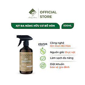 Nước xịt đa năng hữu cơ Bồ hòn và Tinh dầu Sả Chanh 500ml