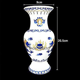 Mua BÌNH BÔNG LỌ HOA RỒNG XANH 889 CAO 17.5CM 20.5CM 23CM 25.5CM
