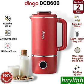 Máy xay nấu sữa hạt mini Dingo DCB600 - 600ml - Đa chức năng [DCB600 và cối pha trà]  - Hàng chính hãng