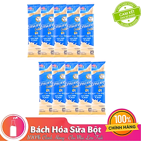 Combo 10 Gói Ensure Gold Hương Vani Ít Ngọt 60.6g