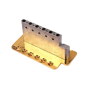 Gold Electric Guitar Tremolo Bridge Single Locking System for  ST Style