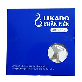 Khăn Nén Dạng Viên LIKADO 200 viên trần