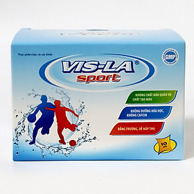 Thực Phẩm Bảo Vệ Sức Khỏe Bổ Sung Nước, Điện Giải, Vitamin Vis-La Sport (Hộp 10 gói)