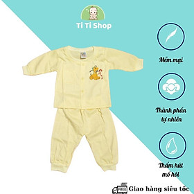 Set áo quần trẻ em sơ sinh thêu hình chó con - 6 màu - dành cho trẻ 3 - 9kg - cotton 100