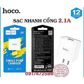 Cốc Sạc Nhanh Hoco C81 2.1A , Hàng chính hãng