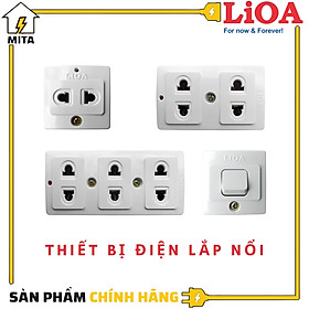 Thiết bị điện lắp nổi LiOA - Ổ cắm và công tắc lắp nổi LIOA