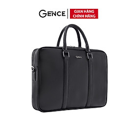 Cặp Laptop Túi Xách Doanh Nhân GENCE GCE27 Chất Liệu Da Bò Cao Cấp Màu Đen