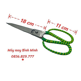 Mua Kéo cắt vải tay co tay quấn vàng xanh siêu sắc sử dụng cắt may thủ công