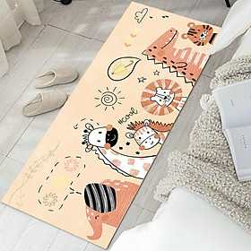 Mua Thảm chân giường CHO BÉ thảm trải trang trí chân giường phòng ngủ chất vải bali cao cấp 80cm x 200cm