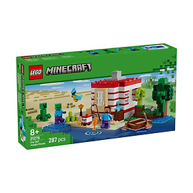 LEGO MINECRAFT 21275 Đồ Chơi Lắp Ráp Đài TNT Trong Rừng (287 chi tiết)