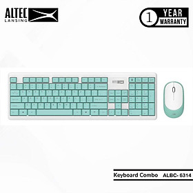 Mua Bộ bàn phím và chuột không dây wireless Altec Lansing ALBC6314 cực êm - dành cho văn phòng (4 màu tùy chọn)