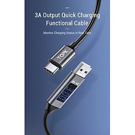 Mua HÀNG CHÍNH HÃNG - Cáp Sạc Nhanh 3.0A AC32 USB - Type-C Đồng Bộ Dữ Liệu Cho Xiaomi A1 Samsung S9 HUAWEI OPPO VIVO - Phân phối bởi TOPK VIỆT NAM