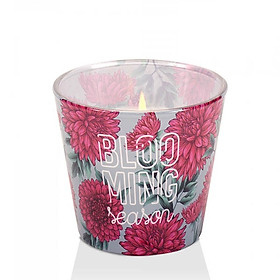 Ly nến thơm Bartek Candles BAT5215 Blooming Season 115g (Hương hoa cúc thược dược, Mẫu ngẫu nhiên)