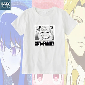 Áo Thun Tay Ngắn Cổ Tròn In Spy x Family Shirt | Anya Forger Thời Trang Unisex nam nữ độc đẹp giá rẻ