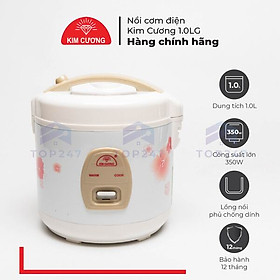 Mua Nồi Cơm Điện Kim Cương 1.0 Lít Nắp Gài Chống Dính - Hàng Chính Hãng