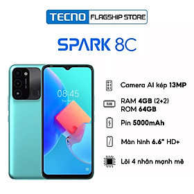 Mua Điện thoại TECNO Spark 8C (2GB/64GB) - Hàng chính hãng
