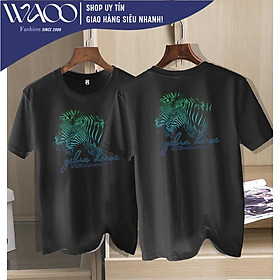 Áo Thun Nam Nữ, Có Bigsize Từ S Đến 8XL, Áo Phông vải cotton, Mặc Mịn Thoáng Mát - Thời Trang Waoo, Mẫu ATNN308
