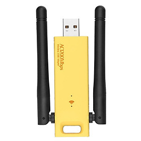 Bộ điều hợp WD-4602AC USB băng tần kép không dây 1200Mbps AC1200 USB3.0 Bộ điều hợp WiFi mạng không dây 2.4GHz / 5.0GHz Ethernet