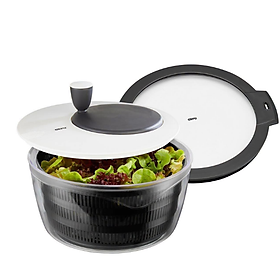 Rổ quay rau Gefu Rotare Set Salad Spinner + Stay-fresh Lid 00182 Hàng chính hãng