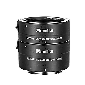 Commlite CM-MET-NZ Automatic Macro Extension Tube 26mm+36mm Replacement for Nikon Z6/Z7/Z50/Z7II/Z6II Z-Mount Camera